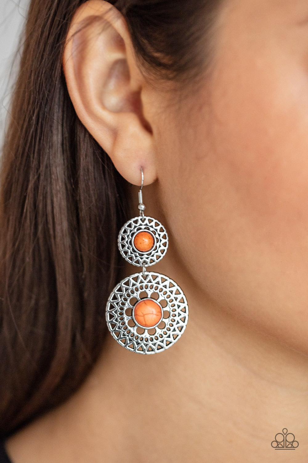 Sunny Sahara - Orange Earring