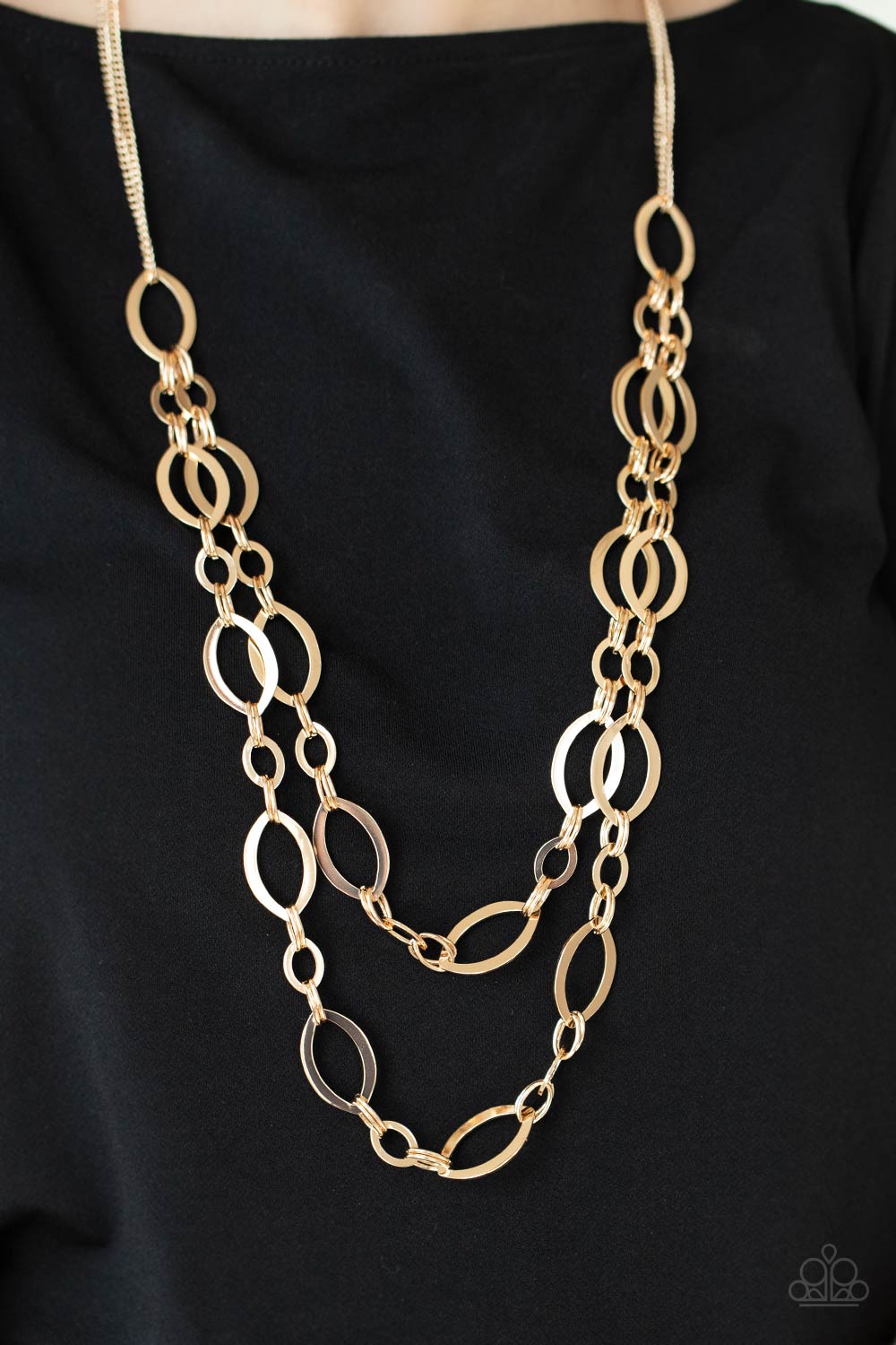 The OVAL-achiever - Gold Necklace