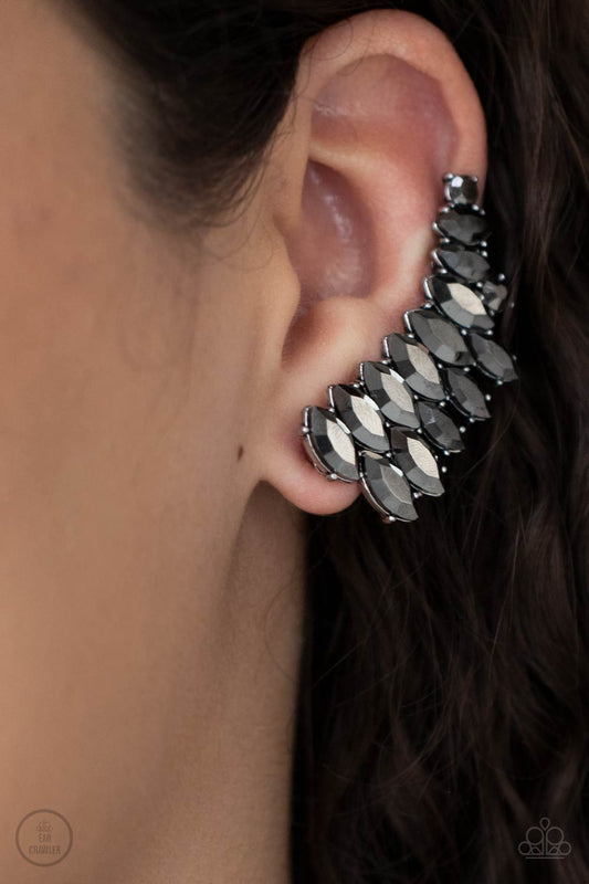 Explosive Elegance - Silver Earring