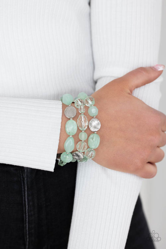 Oceanside Bliss - Green Bracelet