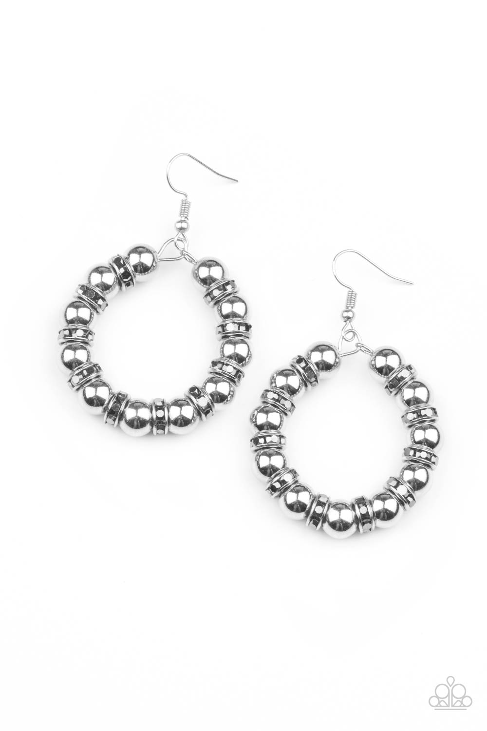 Cosmic Halo - Silver Earring