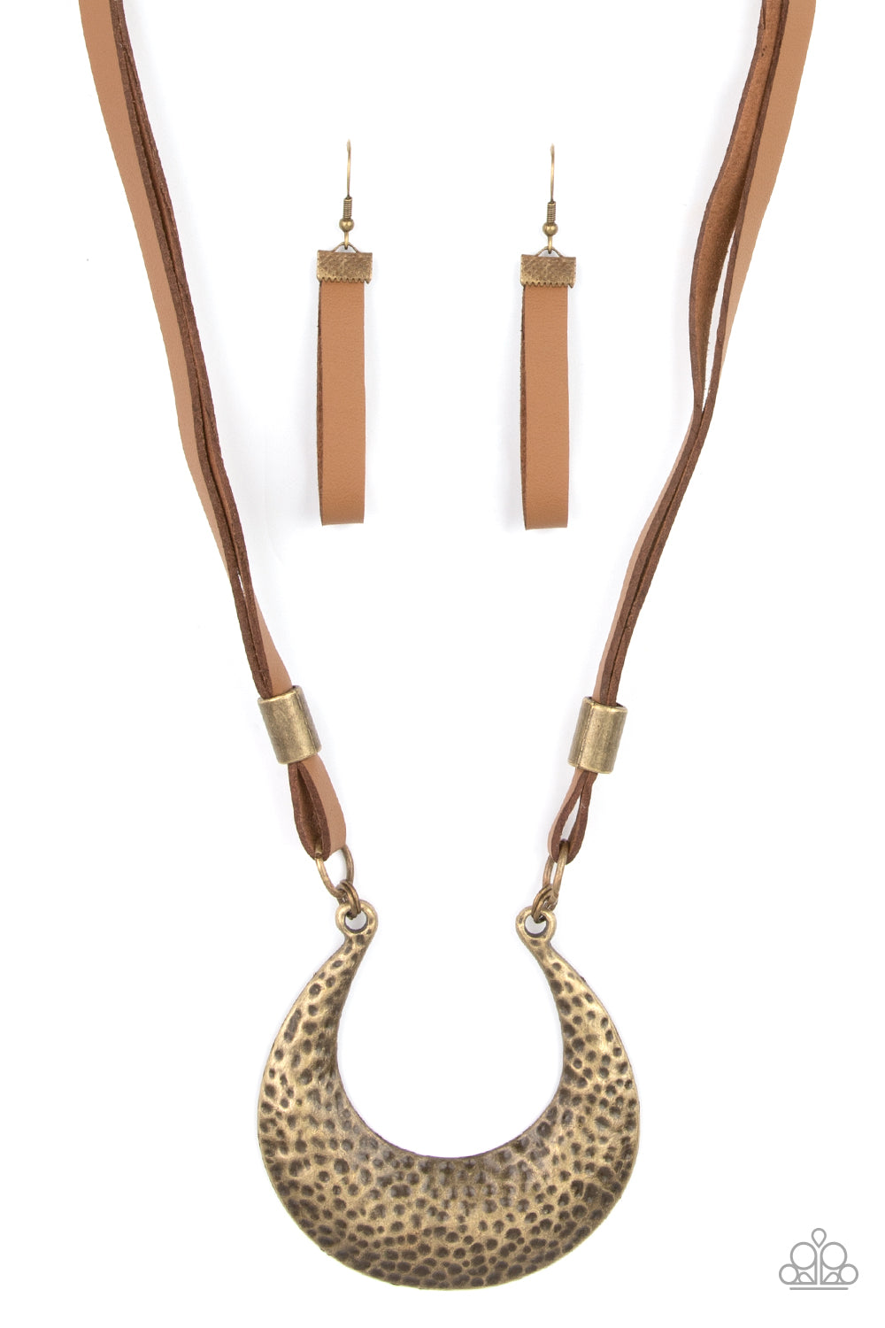 Majorly Moonstruck - Brass Necklace