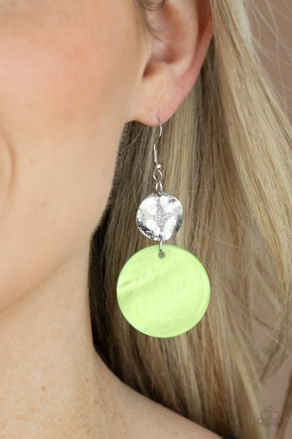 Opulently Oasis - Green Earring