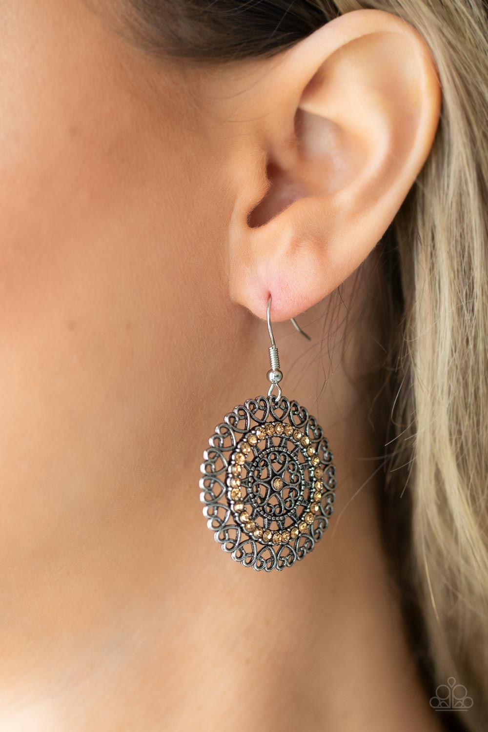 Fairytale Finale - Brown Earring