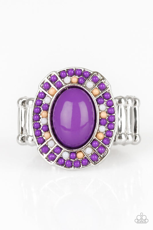 Purple Colorfully Rustic Ring