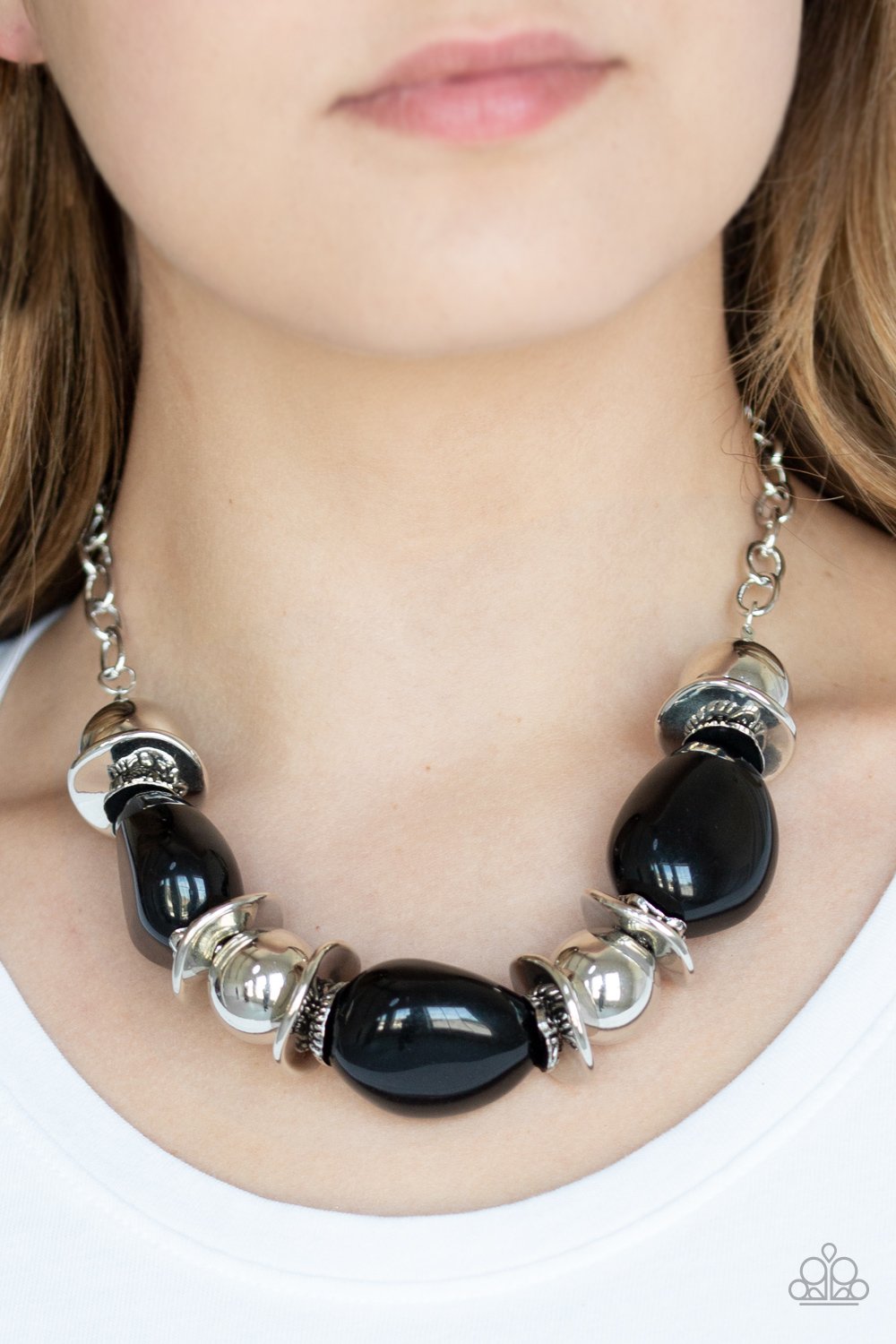 Vivid Vibes - Black Necklace