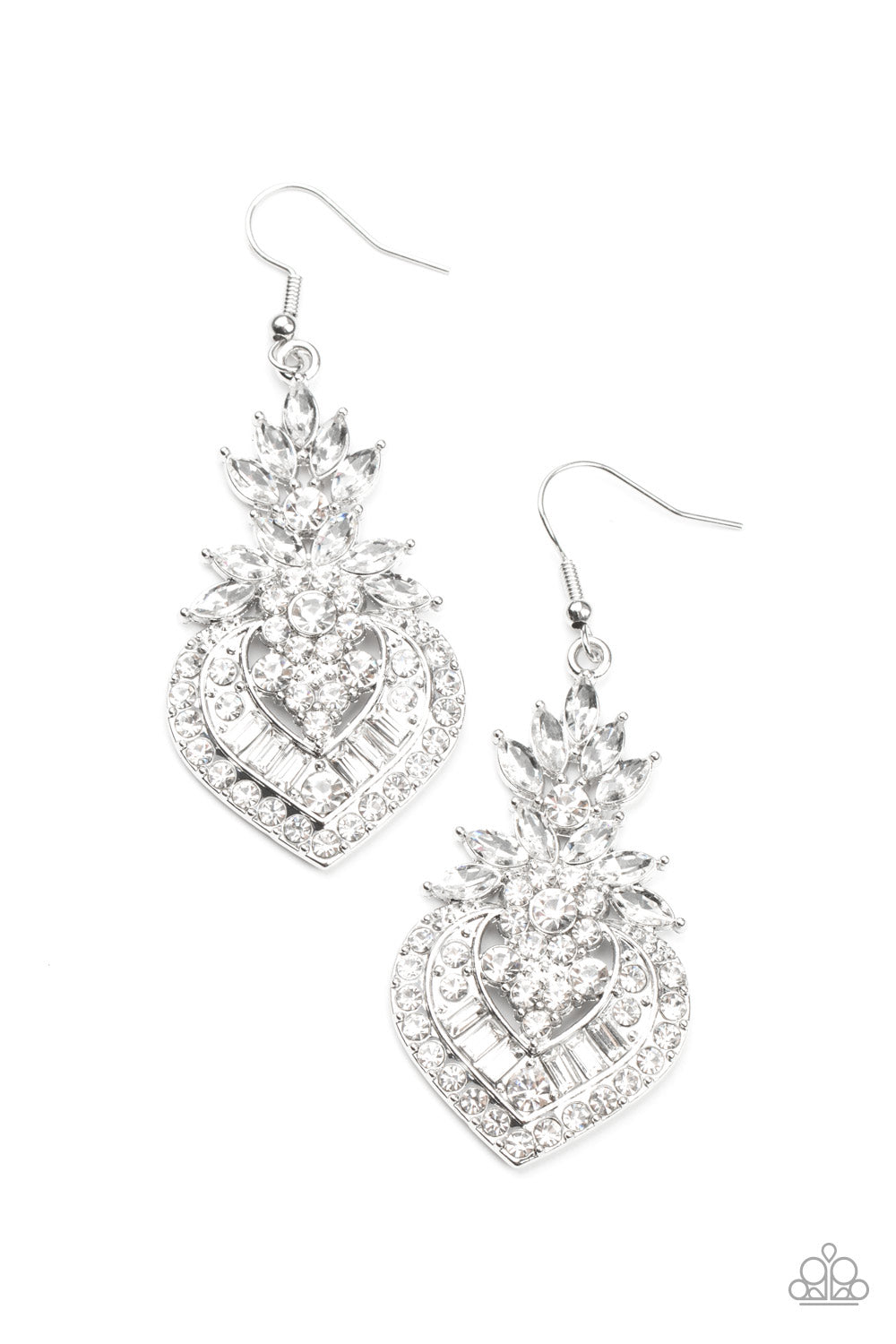 Royal Hustle - White Earring