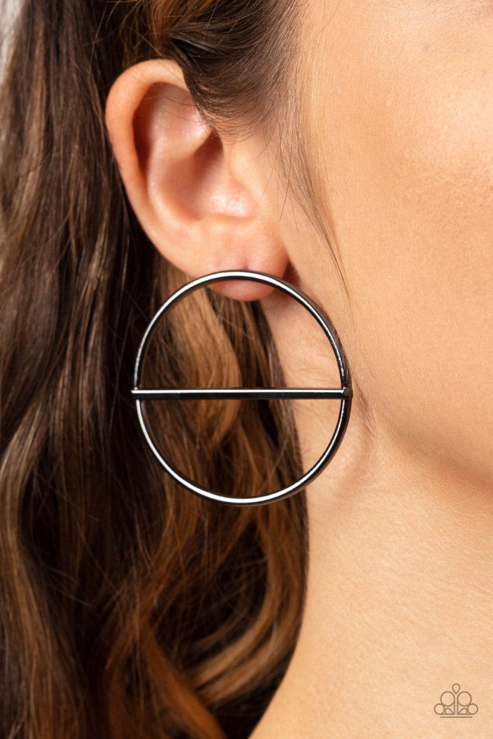Dynamic Diameter - Black Earring