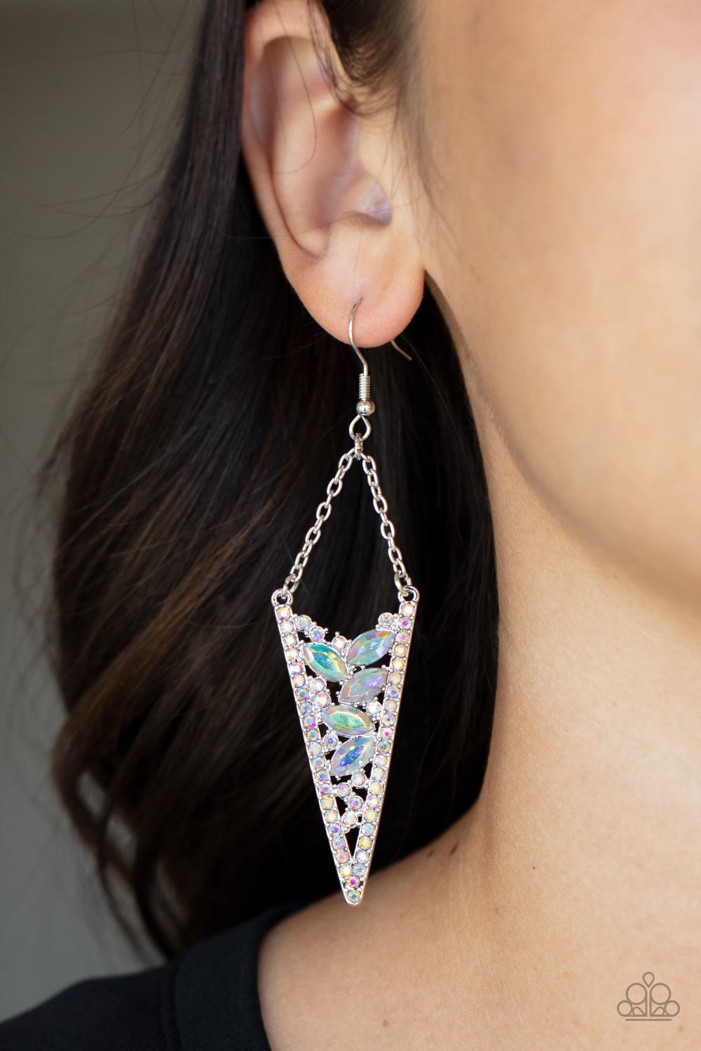 Sharp-Dressed Drama - Multi Earring