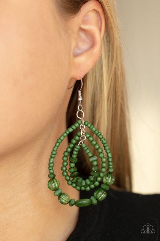 Prana Party - Green Earring