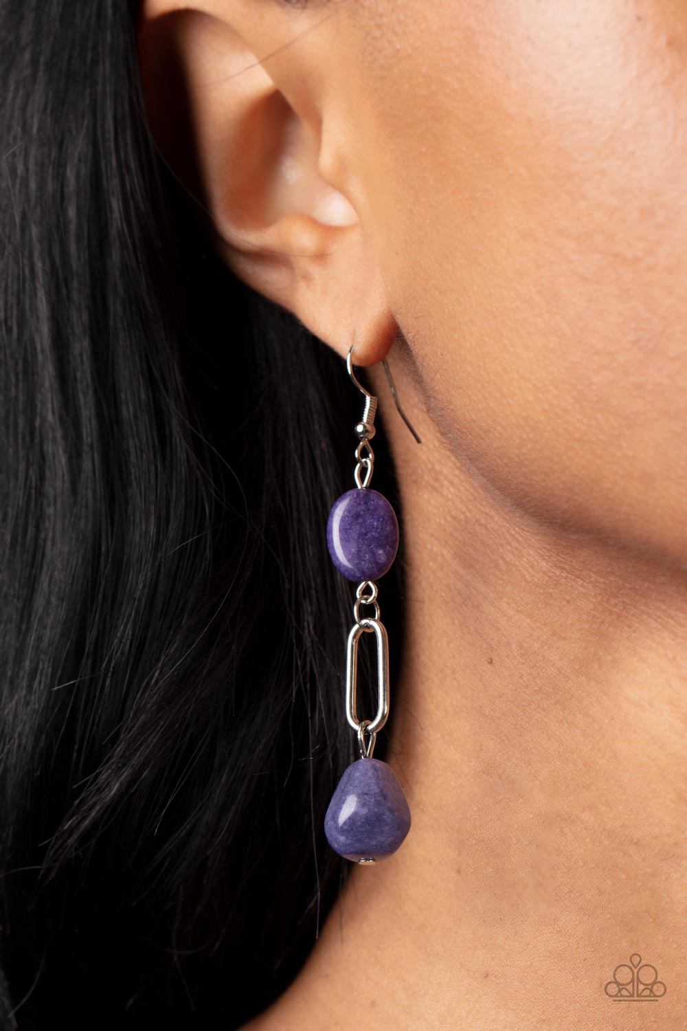 Stone Apothecary - Purple Earring