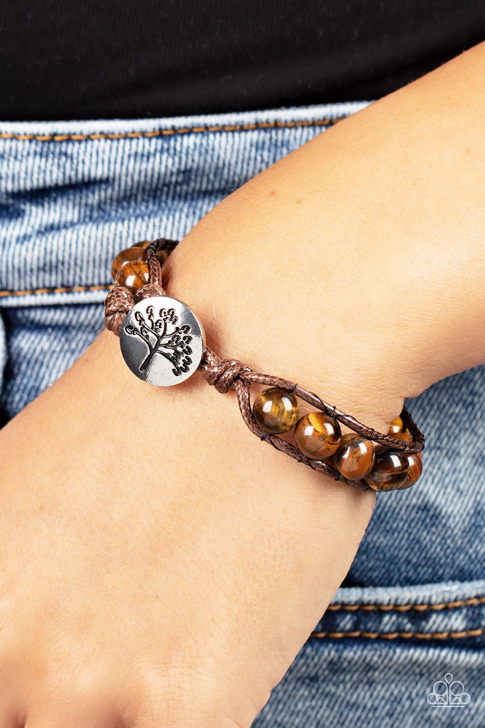 Seasonal Bounty - Brown Bracelet