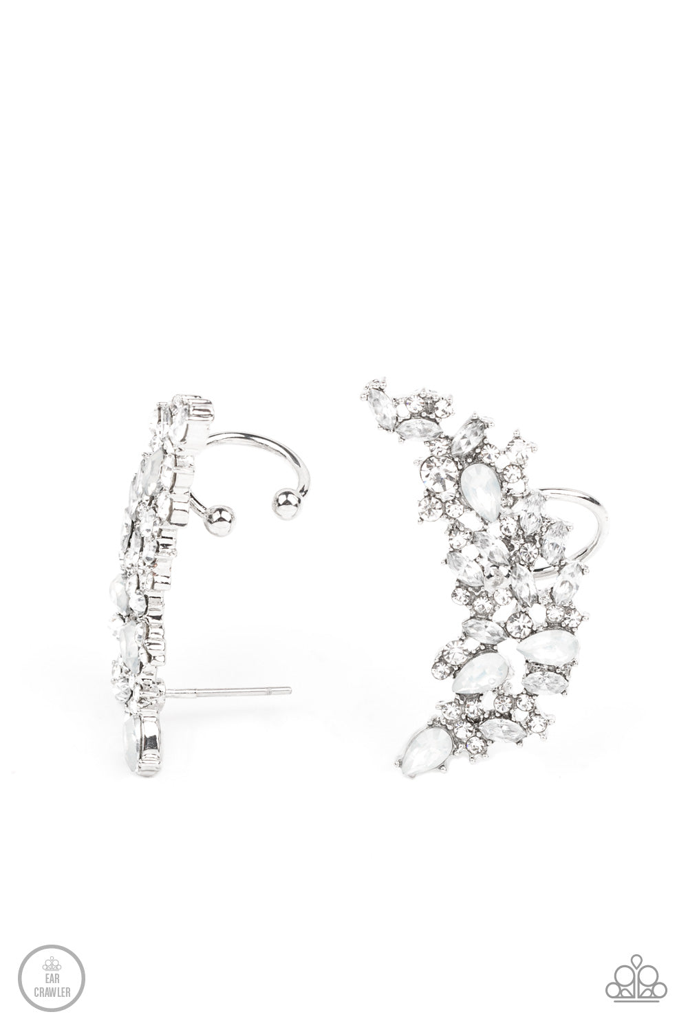 Prismatically Panoramic - White Earring
