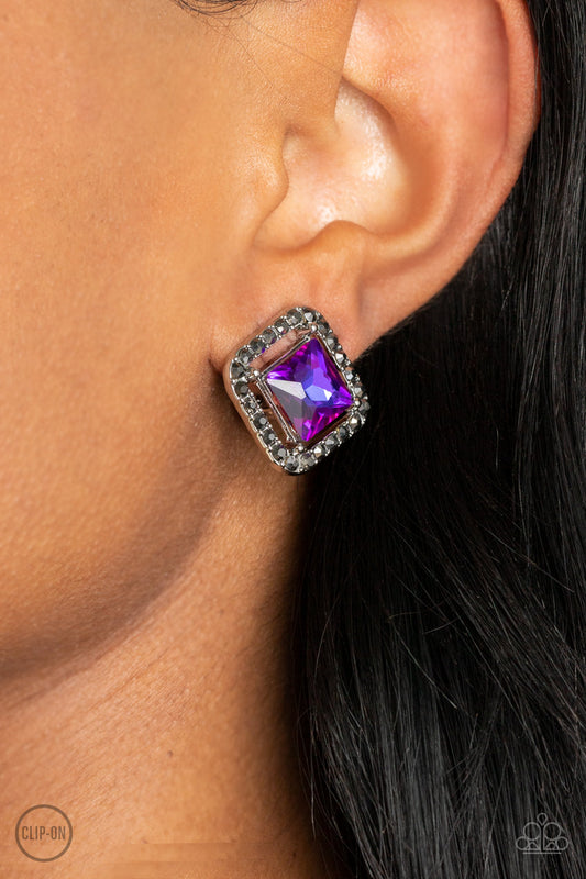 Cosmic Catwalk - Purple Earring