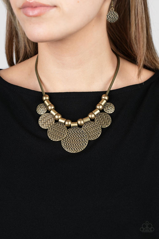 Indigenously Urban - Brass necklace