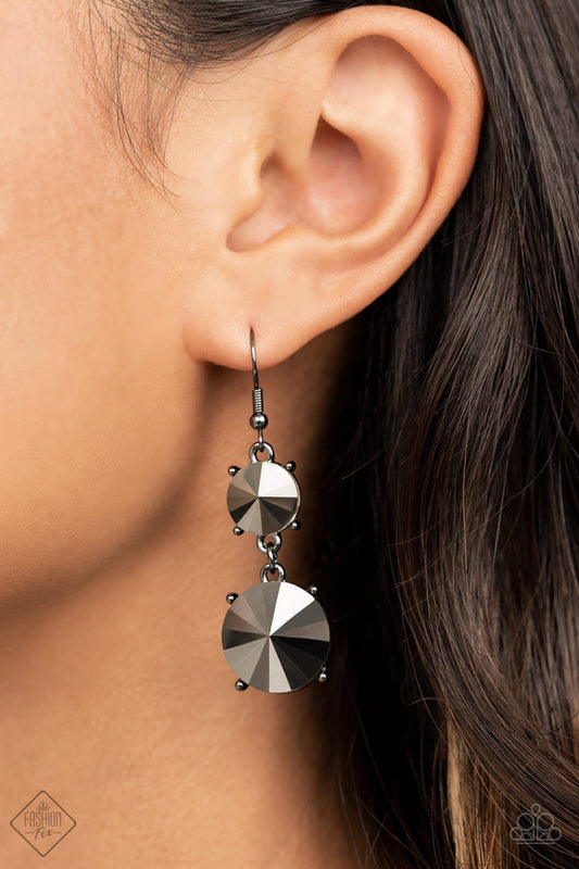 Sizzling Showcase - Black Earring