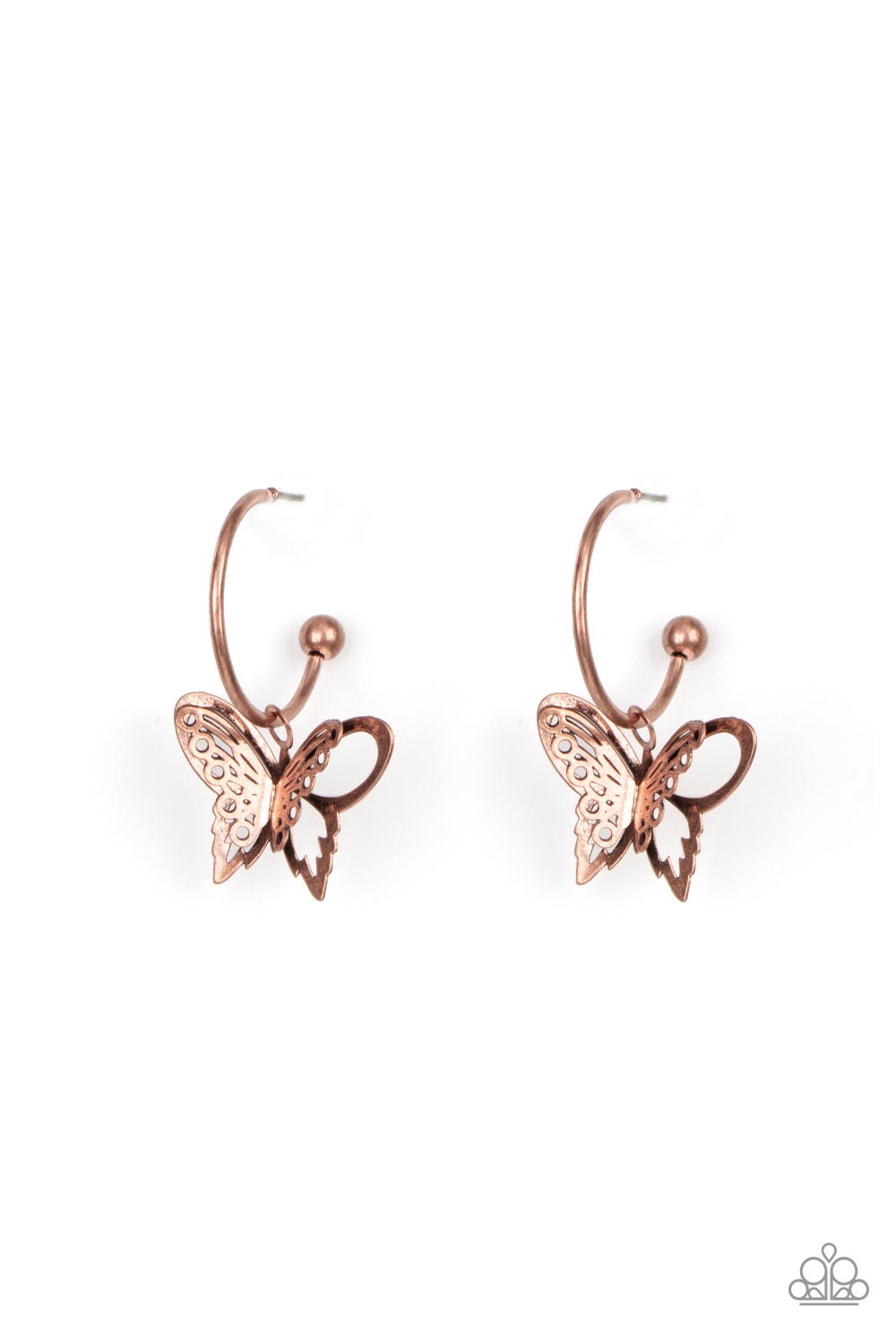 Butterfly Freestyle - Copper Earring