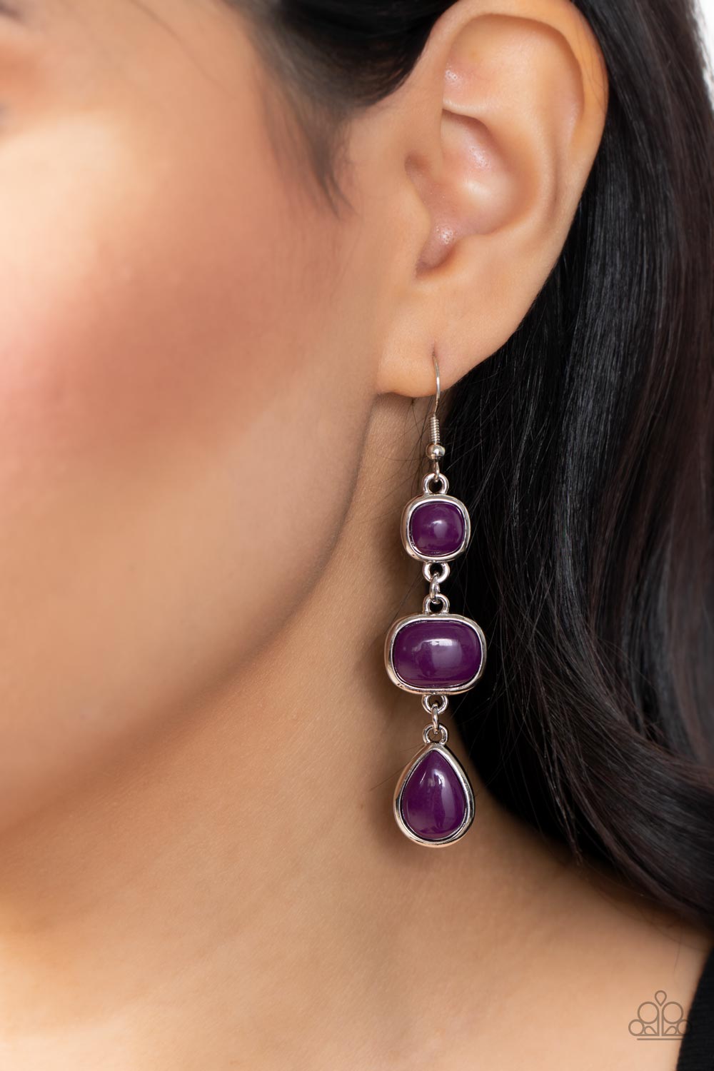 Fashion Frolic - Purple Earring