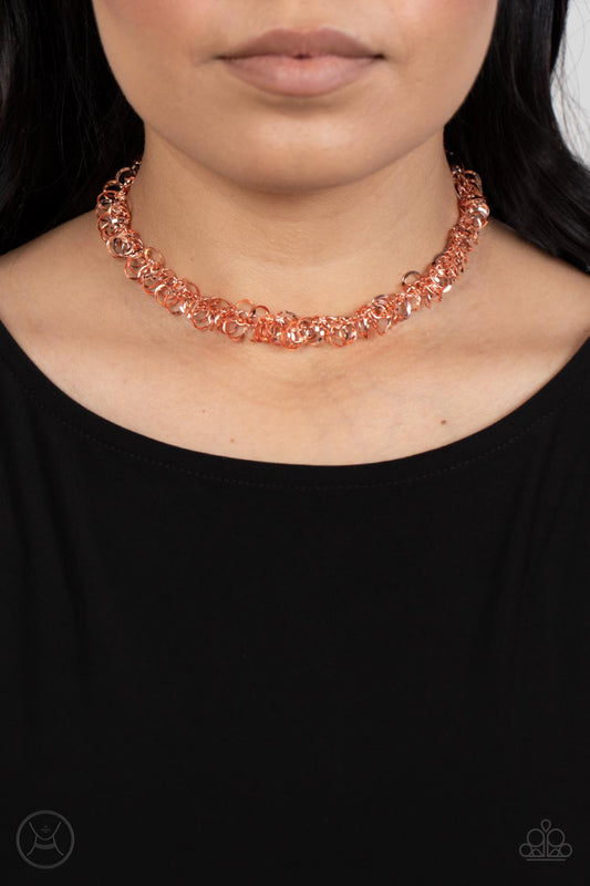 Cause a Commotion - Copper Necklace