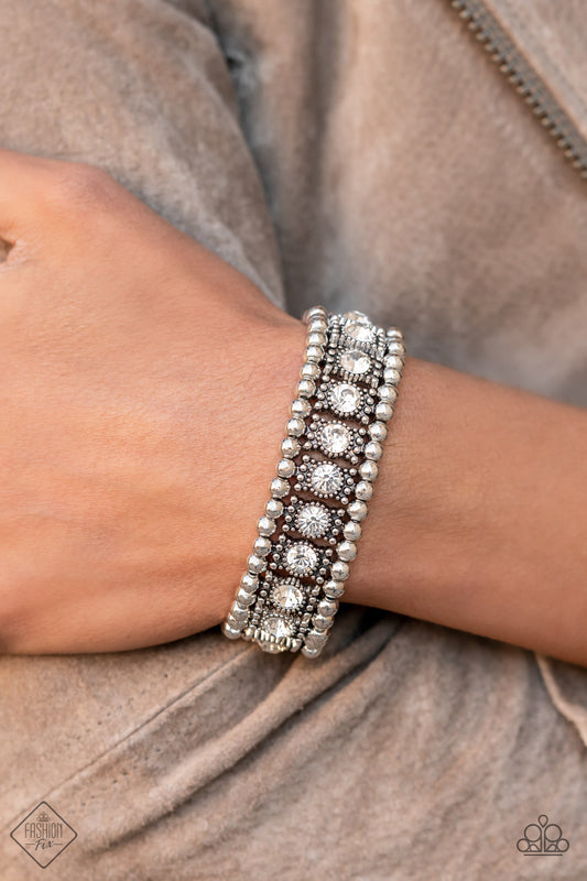 Ritzy Reboot - White Bracelet