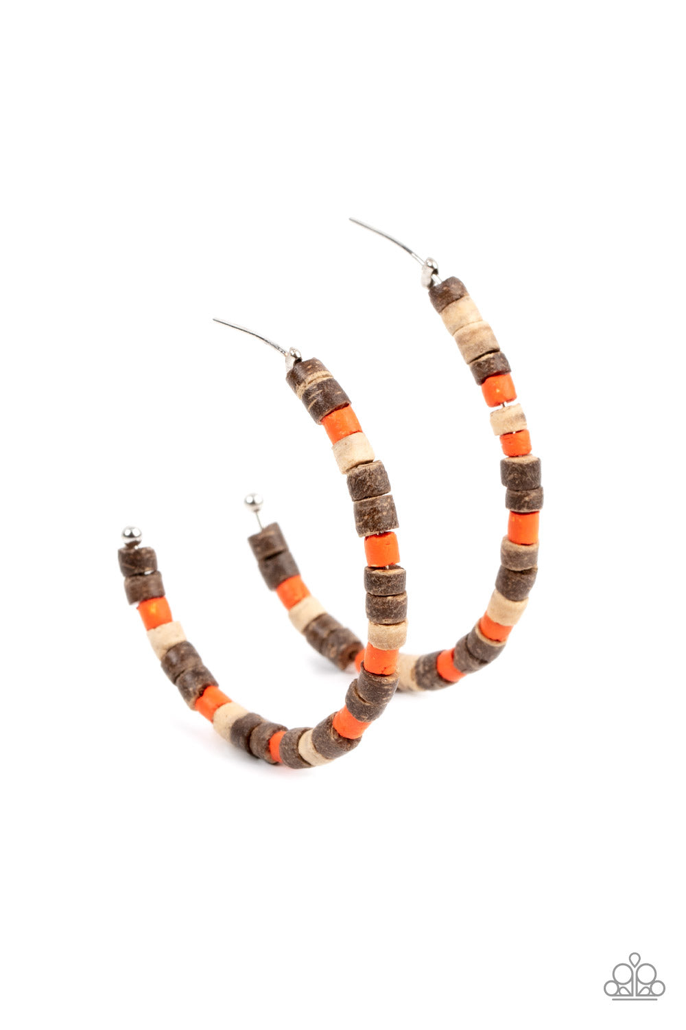 Effortlessly Earthy - Orange Earring