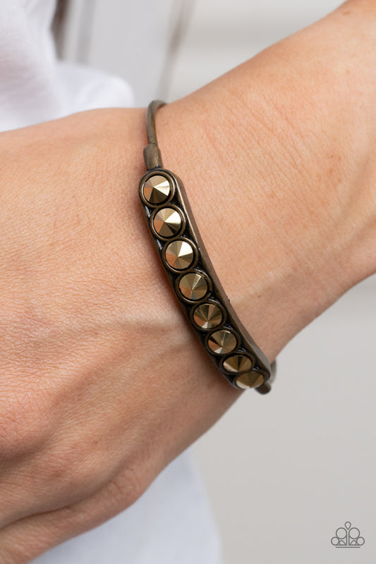 Vertigo Views - Brass Bracelet