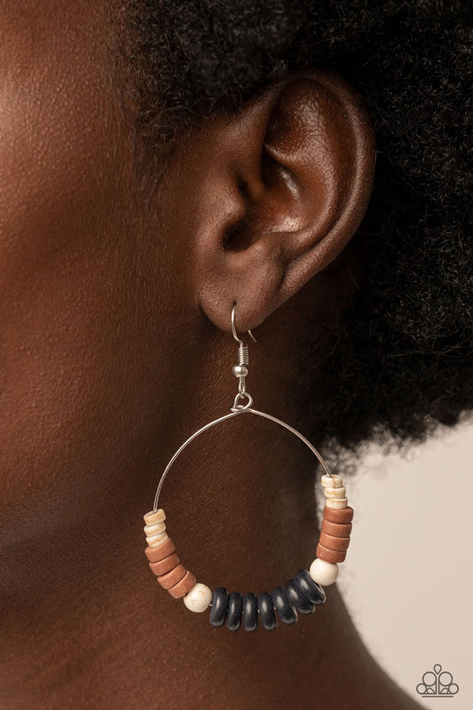 Earthy Esteem - Black Earring