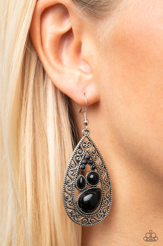 Nautical Daydream - Black Earring