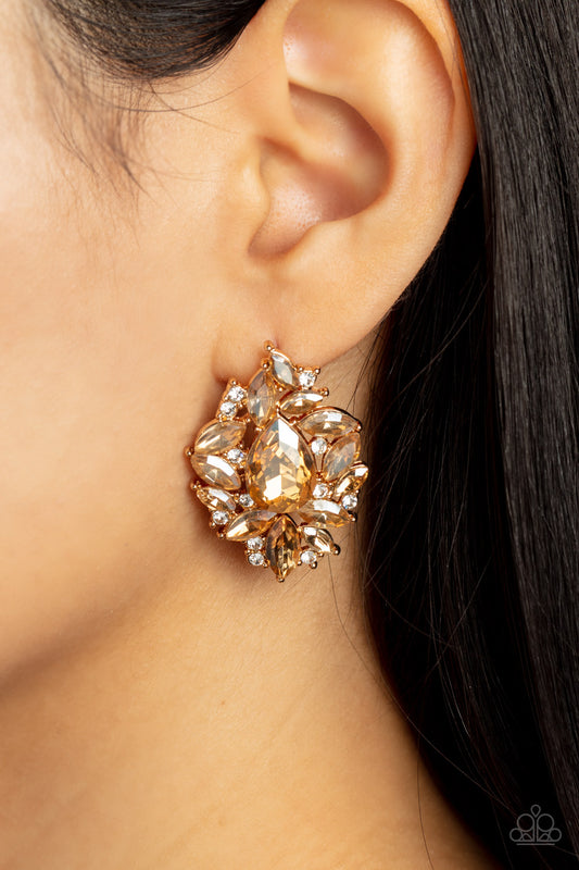 We All Scream for Ice QUEEN - Gold Earring