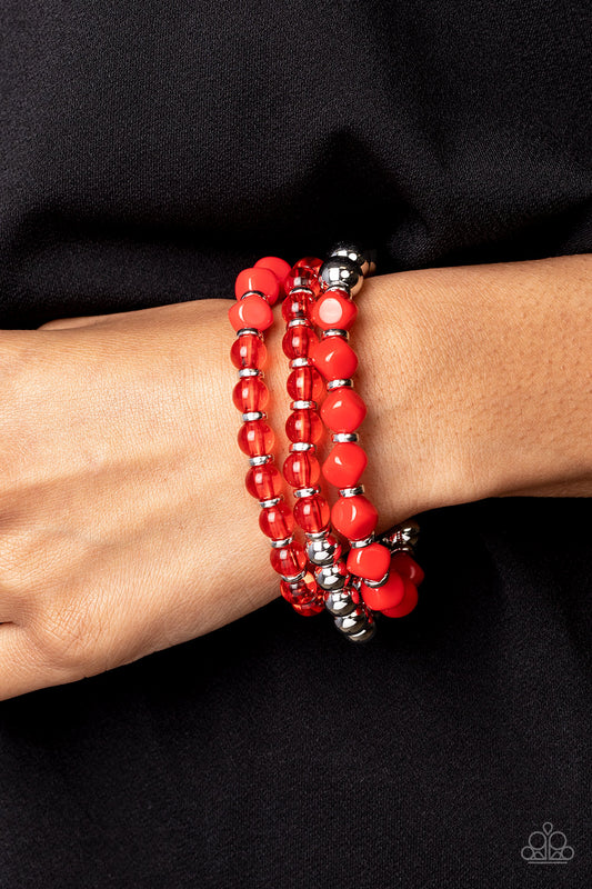 Summer Sabbatical - Red Bracelet
