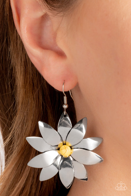 Pinwheel Prairies - Yellow Earring