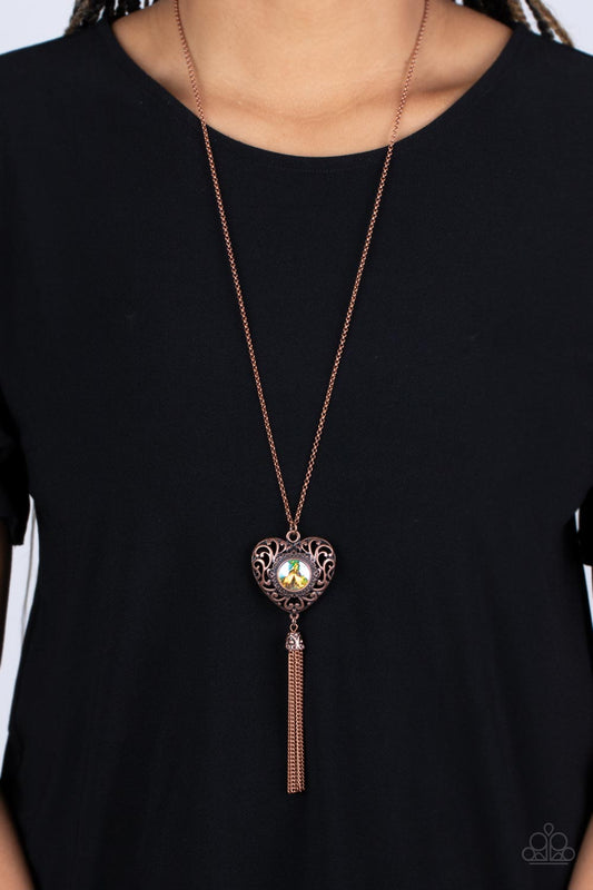 Prismatic Passion - Copper Necklace