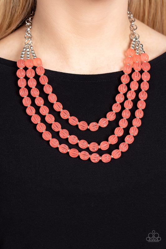 Summer Surprise - Orange Necklace