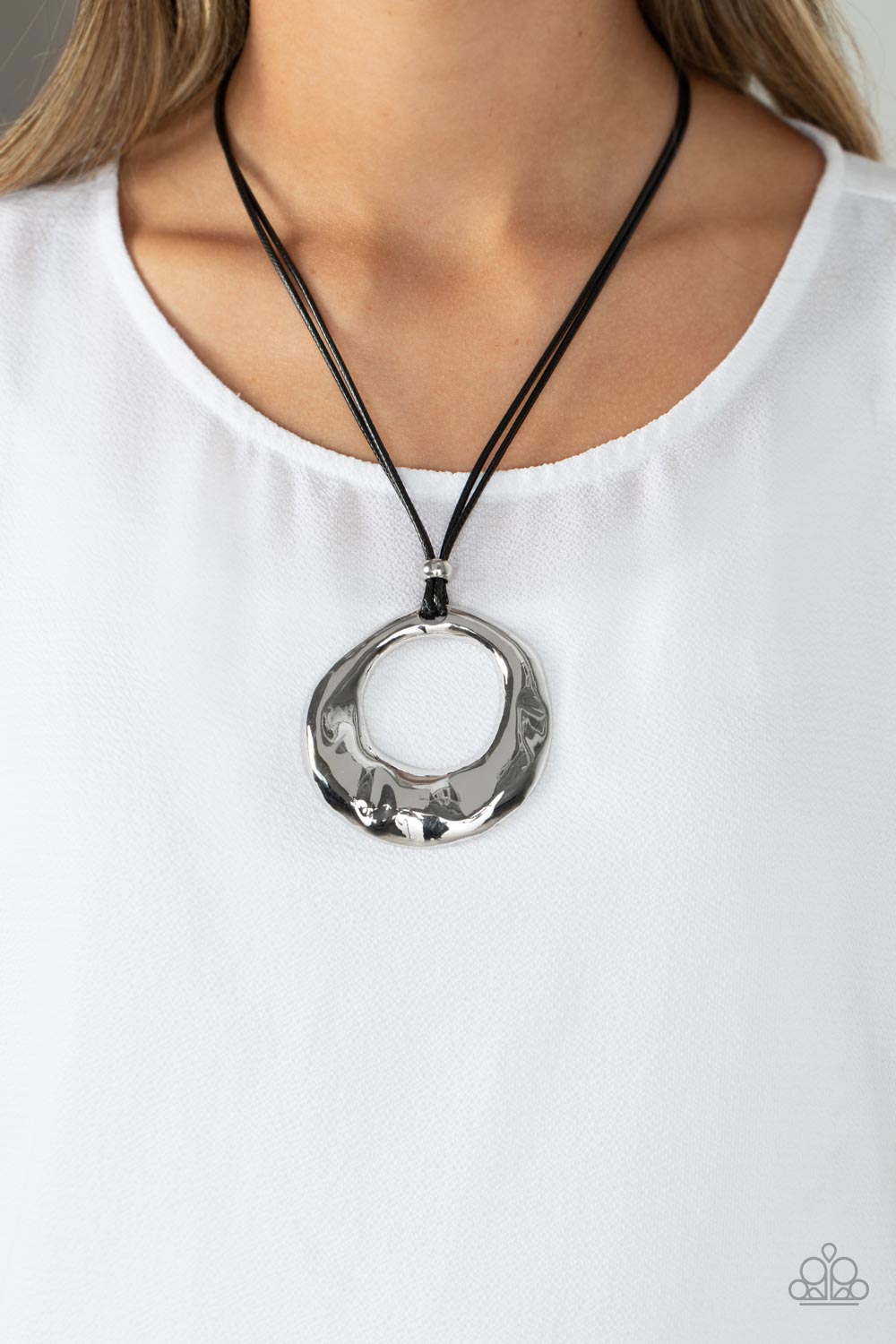 Tectonic Treasure - Silver Necklace