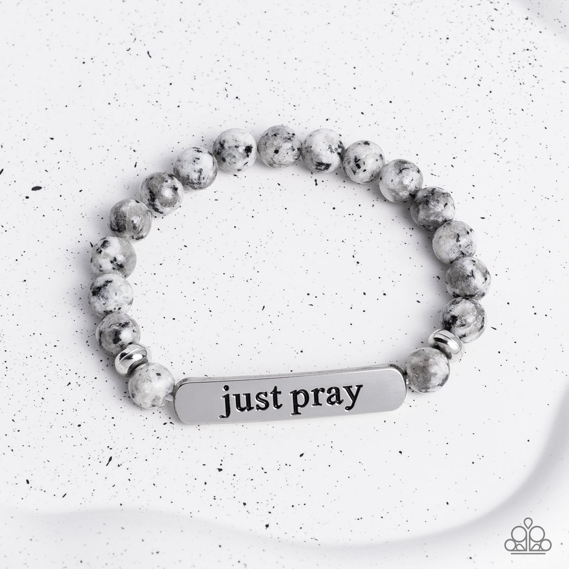 Just Pray - Silver Bracelet