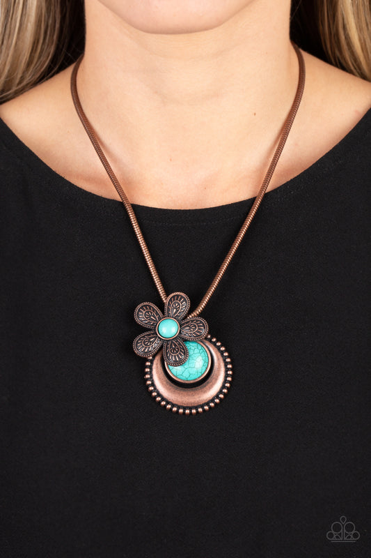 Bohemian Blossom - Copper Necklace