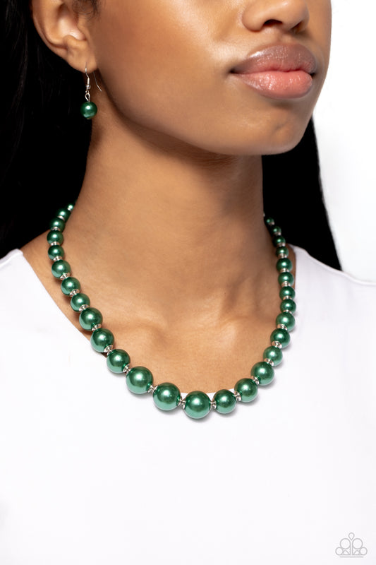 Manhattan Mogul - Green Necklac
