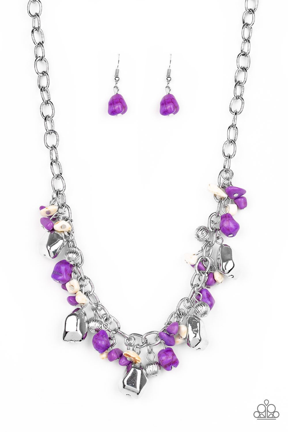 Purple Quarry Trail Necklace