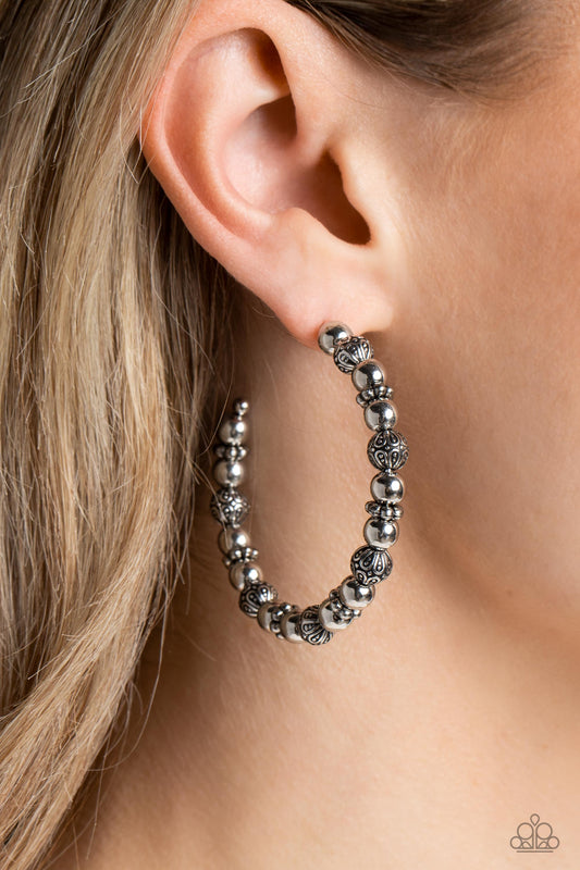 Rebuilt Ruins - Silver Earring