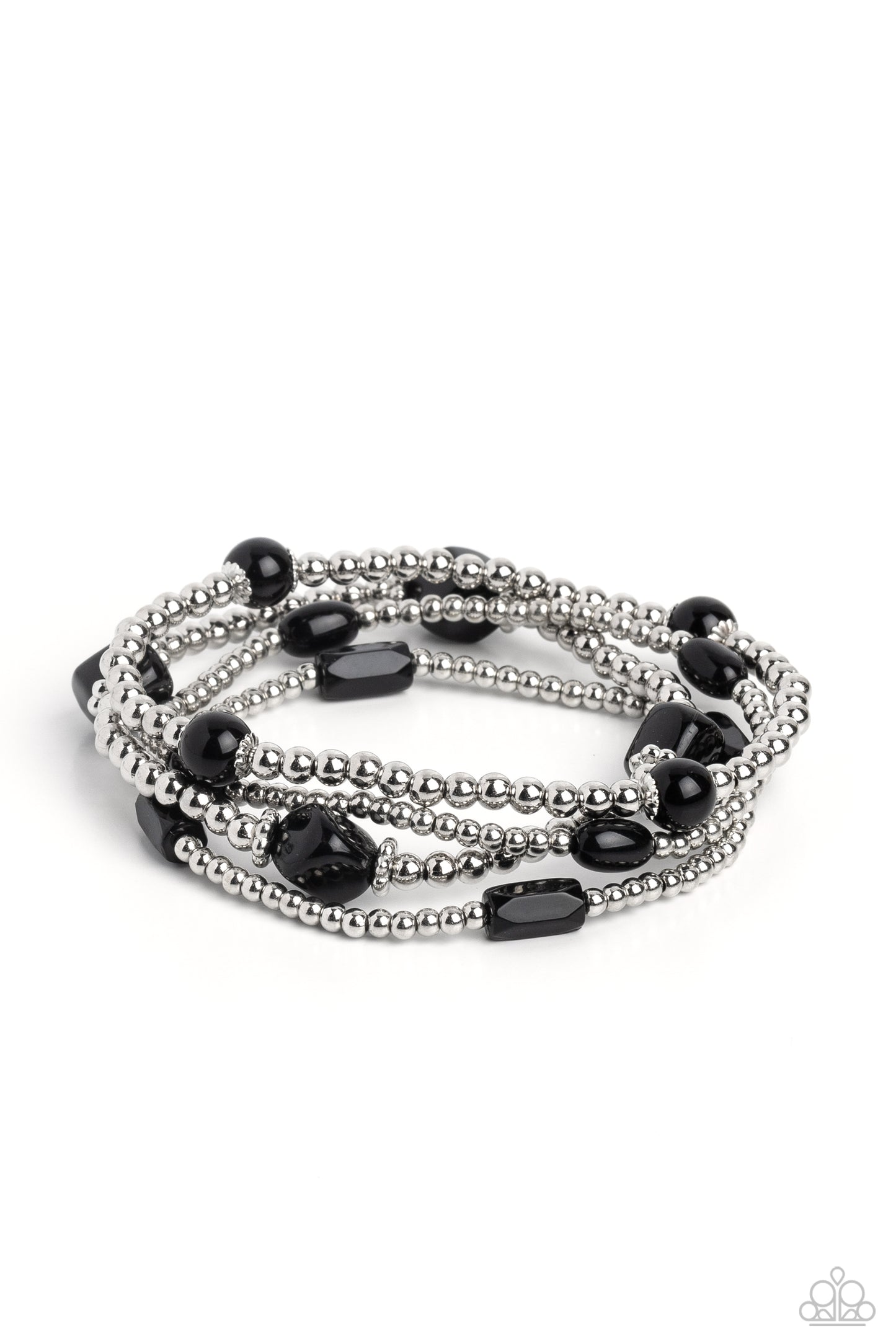 Geometric Guru - Black  Bracelet
