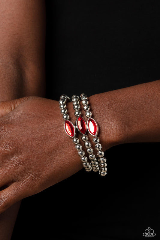 Twinkling Team - Red  Bracelet