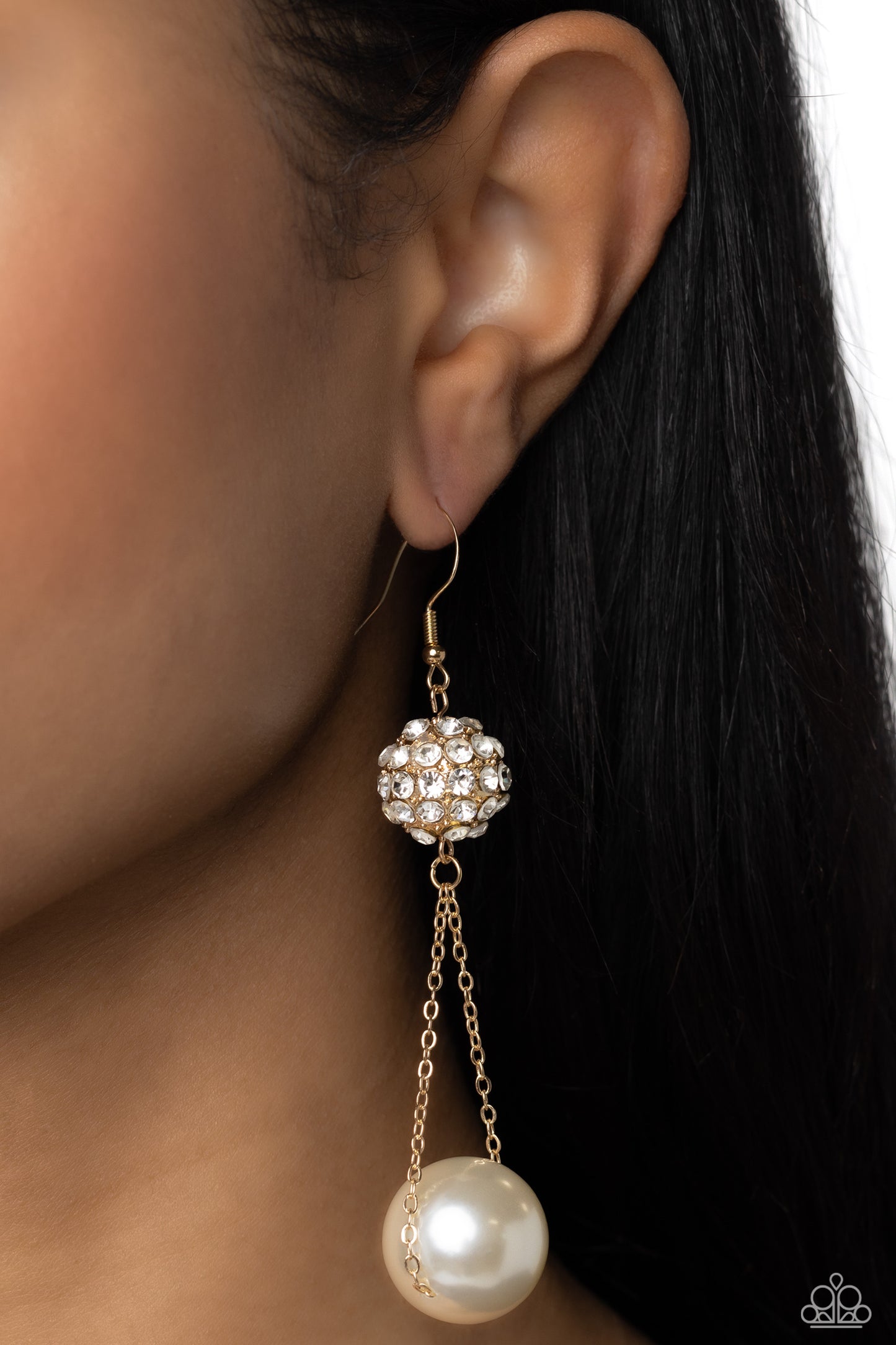 Ballerina Balance - Gold Earring