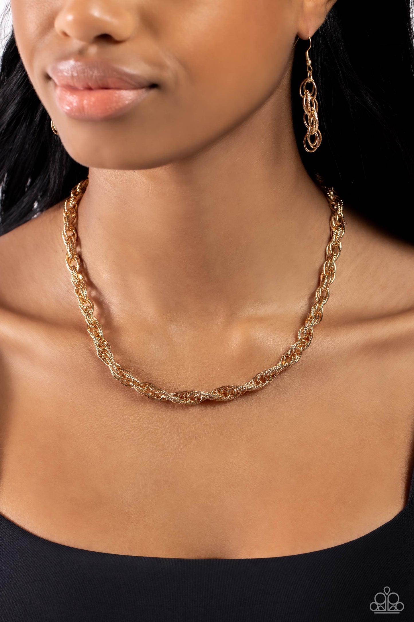 Braided Ballad - Gold Necklace