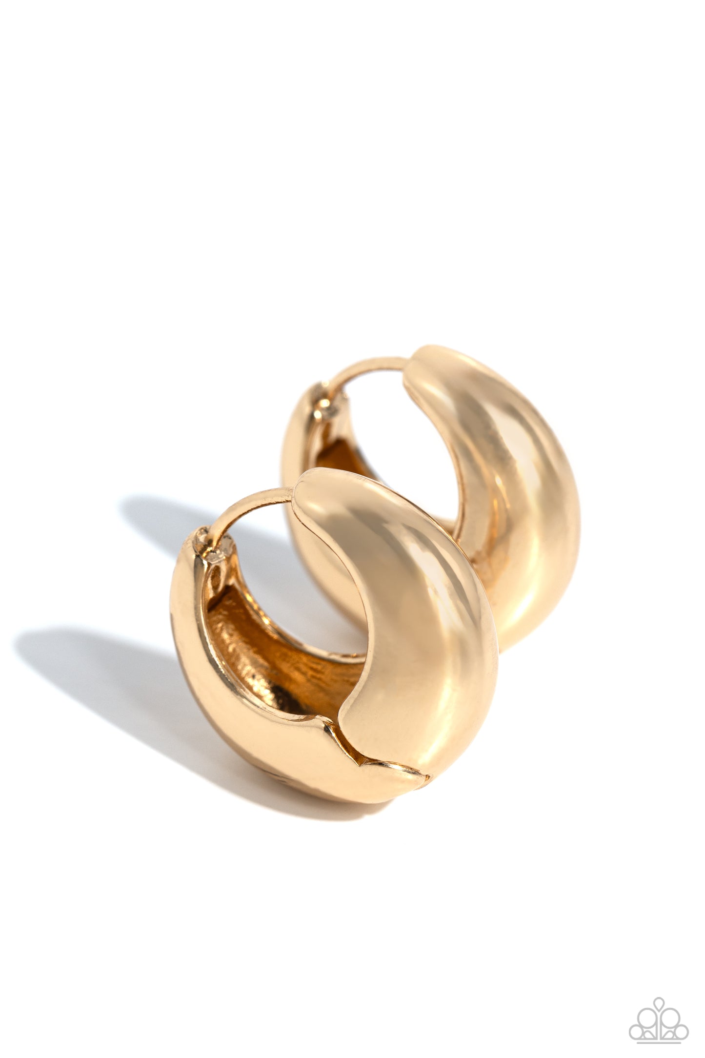 Boss BEVEL - Gold Earring