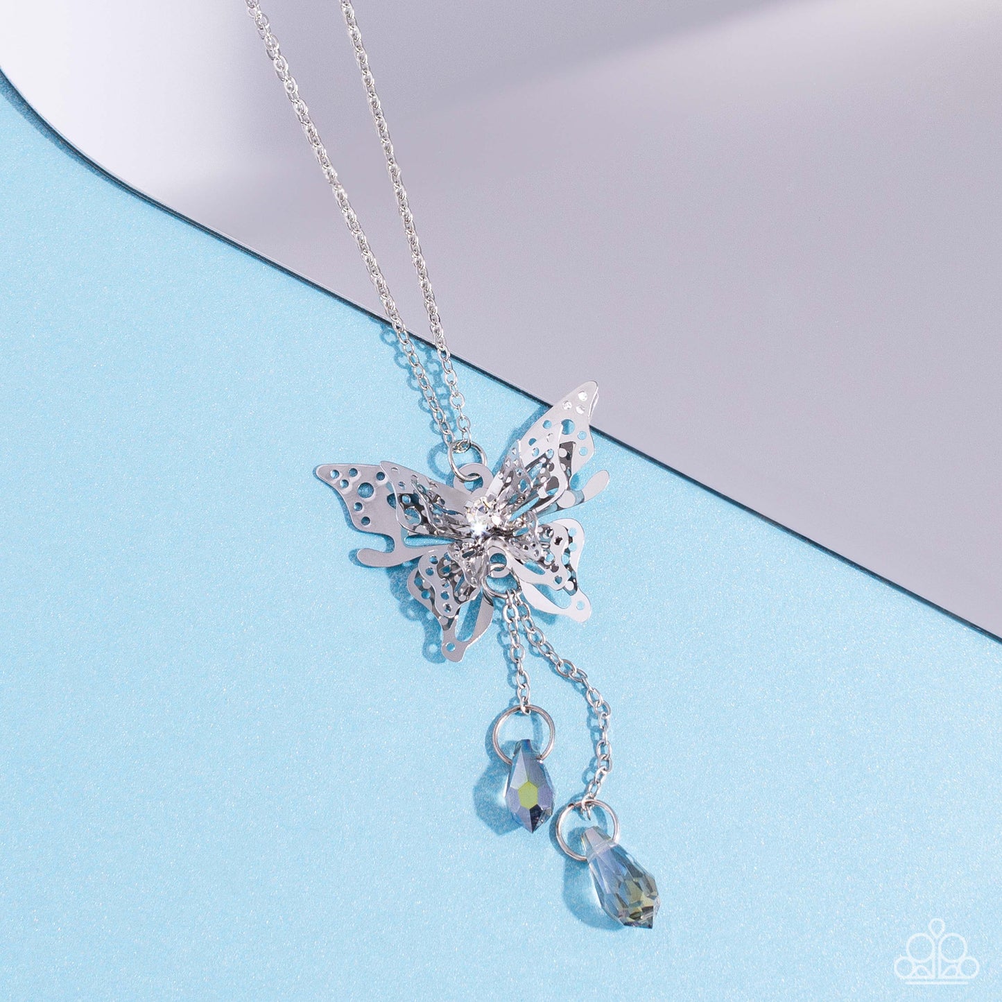 Enchanted Wings - Silver Necklace