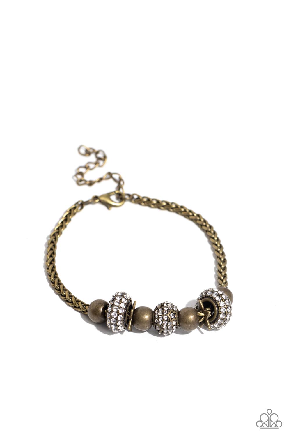 Draped Dedication - Brass Bracelet