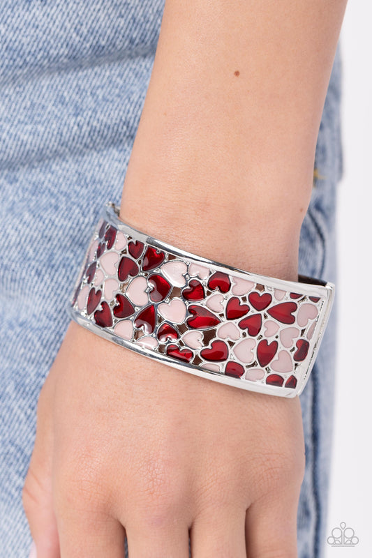 Penchant for Patterns - Red Bracelet