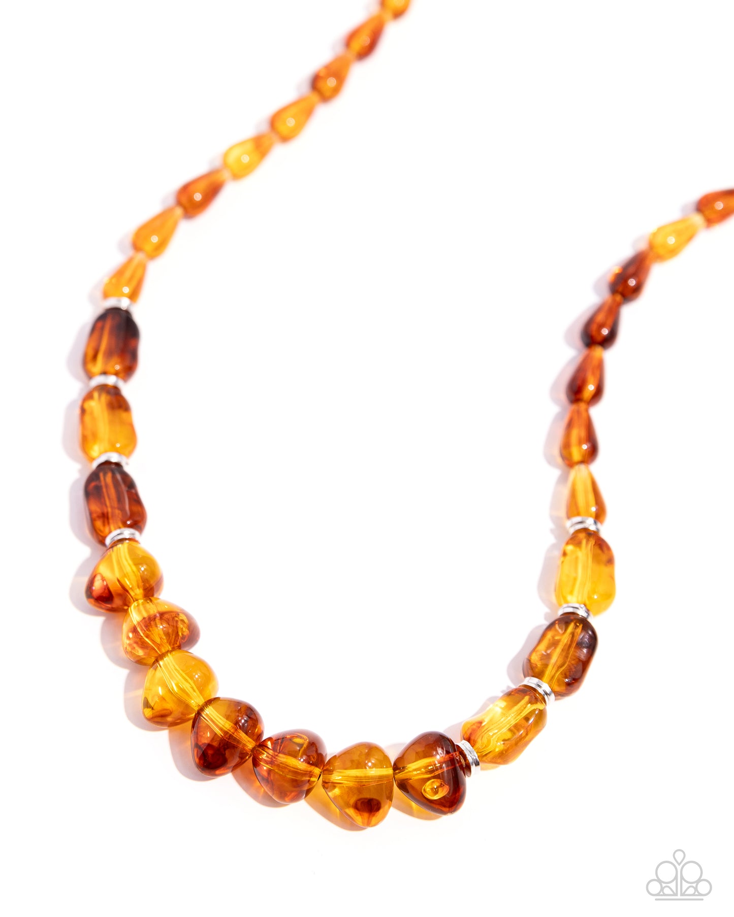 GLASSY Getaway & Genre - Brown Necklace & Bracelet Set