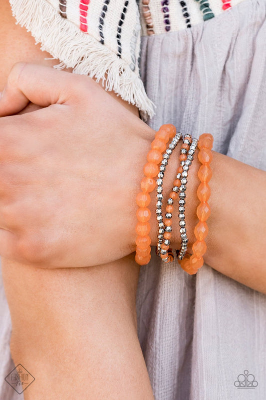 Orange Sugary Sweet Bracelets