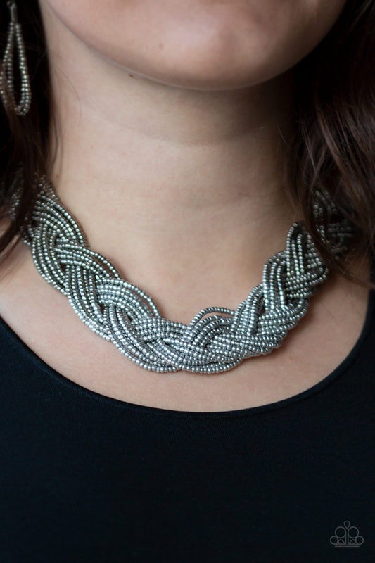 Brazillian Brilliance - Silver Necklace